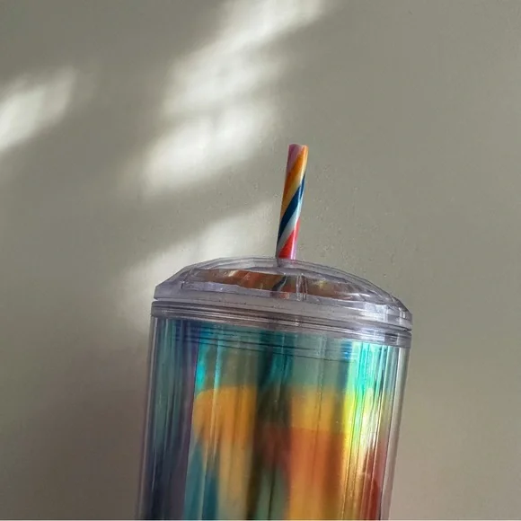 Starbucks Limited Edition Rainbow Tumbler Cup - Picture 4 of 5